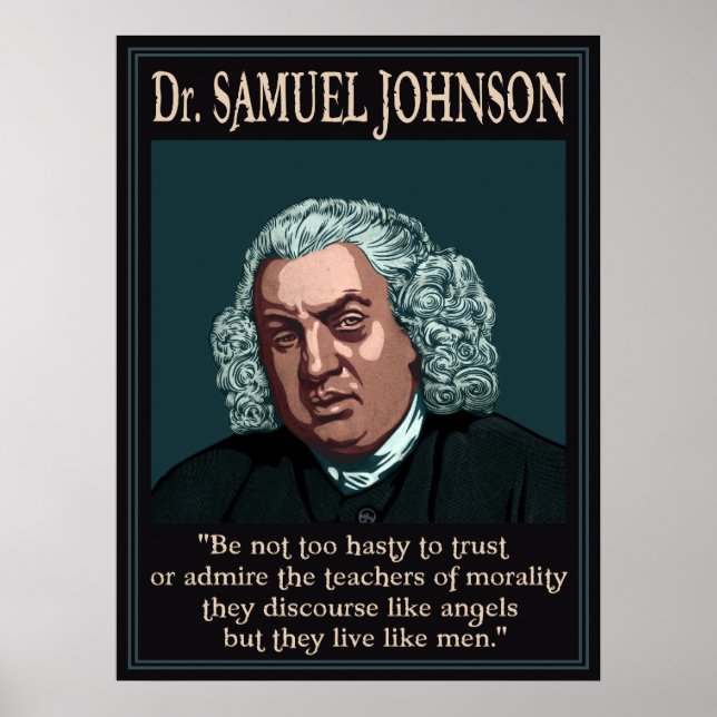 Dr. Samuel Johnson Poster (Vorne)