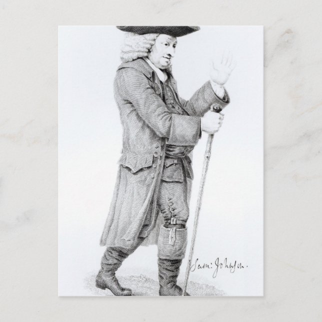 Dr. Samuel Johnson Postkarte (Vorderseite)