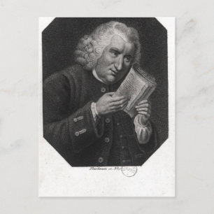 Dr. Samuel Johnson Postkarte