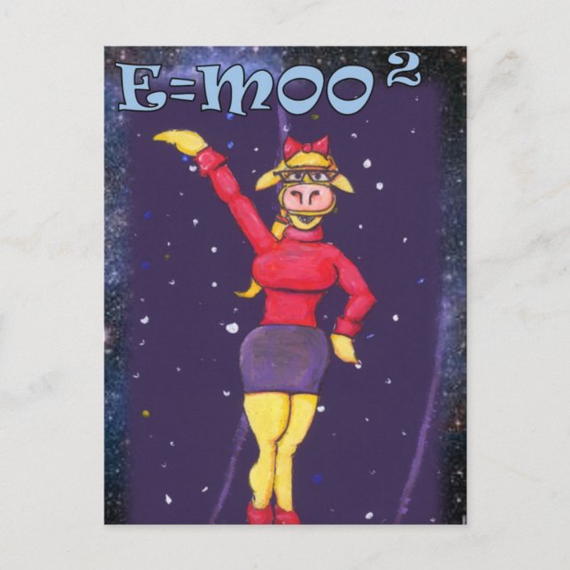 Dr. Sassy Disproves einstein Postkarte (Vorderseite)