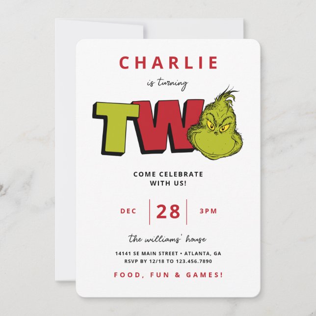 Dr. Seuss | 2. Geburtstag (Vorderseite)