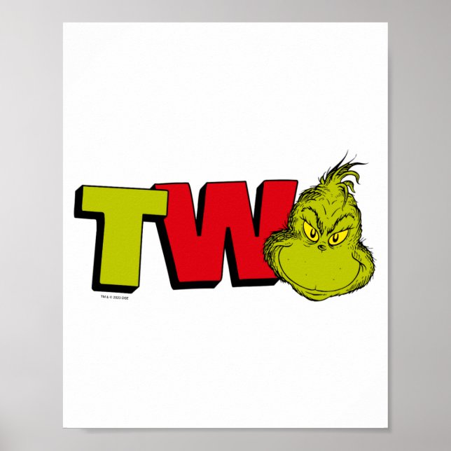 Dr Seuss 2nd Birthday Two Baby  Poster (Vorne)