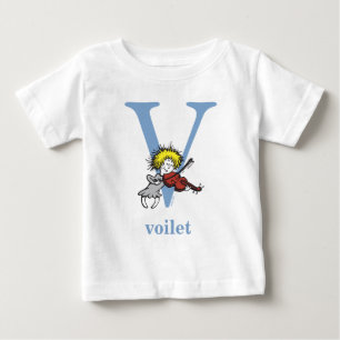 Dr. Seuss' ABC: Buchstabe V - Blau Namen hinzufü Baby T-shirt