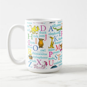 Dr. Seuss' ABC-Muster mit Wörtern Kaffeetasse