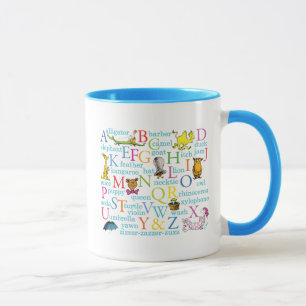 Dr. Seuss' ABC-Muster mit Wörtern Tasse
