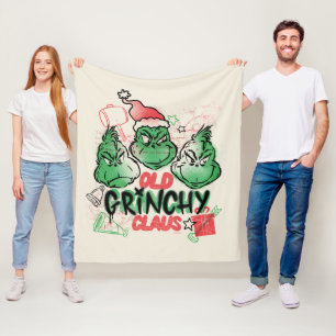Dr. Seuss   Alter Grinch Claus Fleecedecke