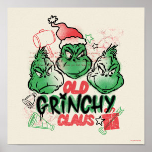 Dr. Seuss   Alter Grinch Claus Poster