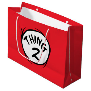Dr. Seuss Angepasstes Ding zwei Große Geschenktüte