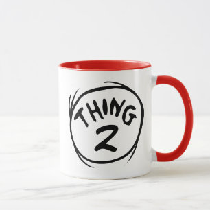 Dr. Seuss Angepasstes Ding zwei Tasse