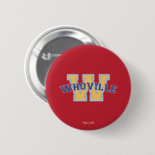 Dr. Seuss   Athletisches Logo von Who-ville Button