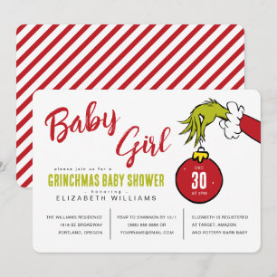 Dr. Seuss Baby Girl Grinch Baby Shower