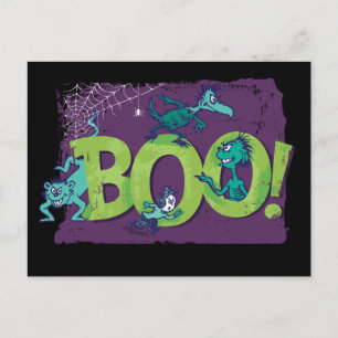 Dr. Seuss   BOO! Halloween-Grafik Postkarte