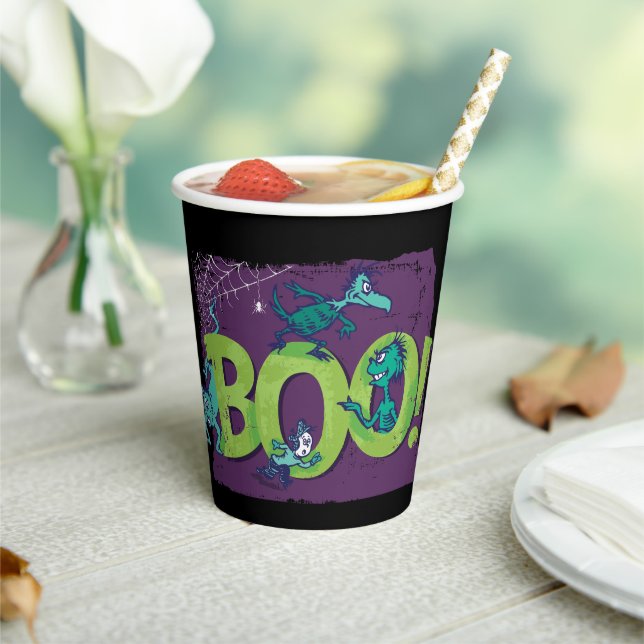 Dr. Seuss | BOO! Halloween Graphic Pappbecher (In Situ)