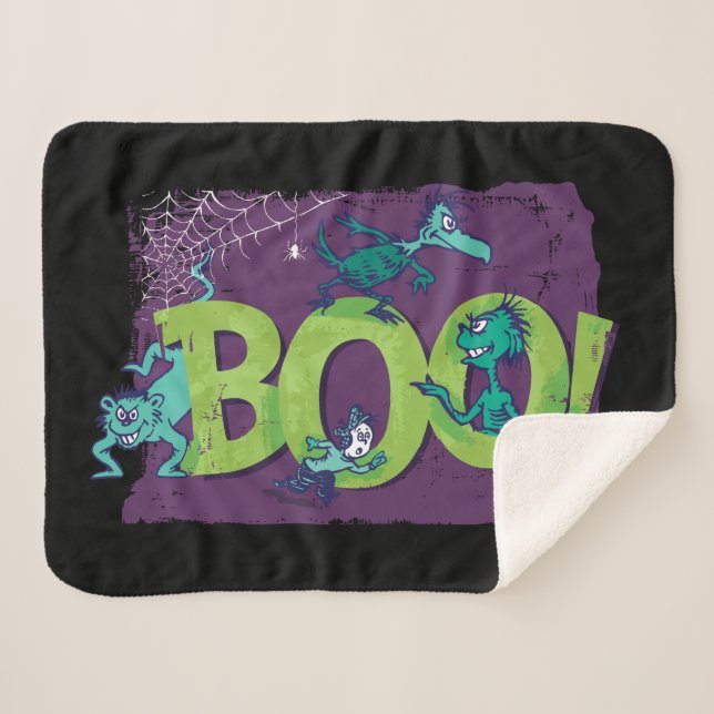 Dr. Seuss | BOO! Halloween Graphic Sherpadecke (Vorderseite (Horizontal))