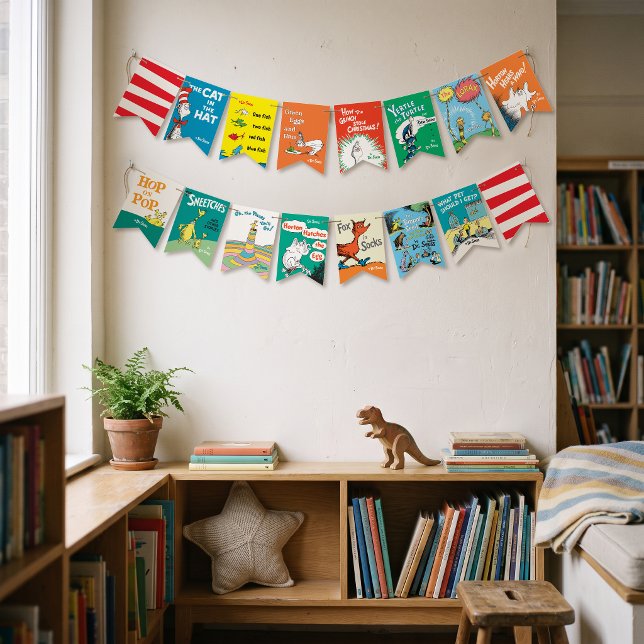 Dr. Seuss Book Titles Wimpelkette (Von Creator hochgeladen)
