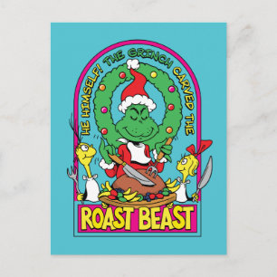 Dr. Seuss Braten-Biest-Grafik Postkarte