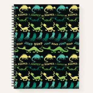 Dr. Seuss   "Bump Jump" Halloween-Muster Notizbuch