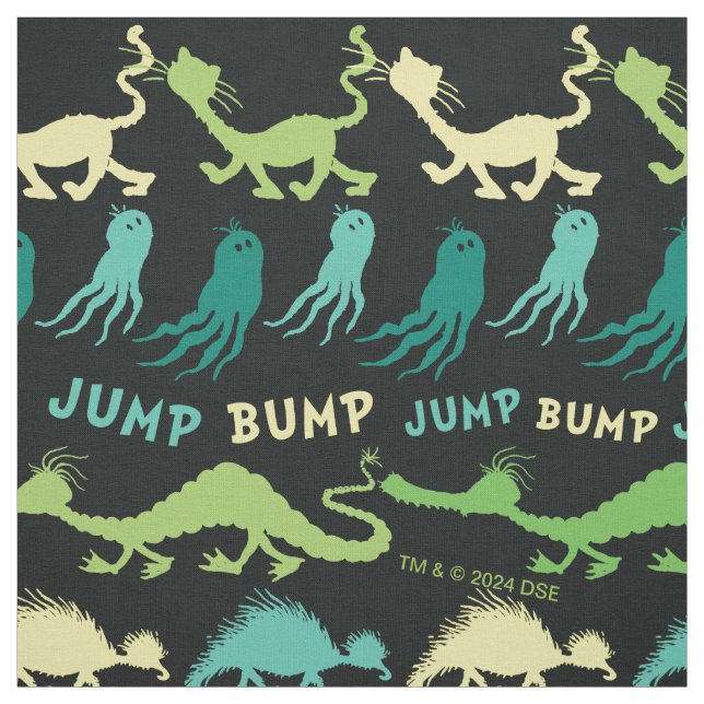 Dr. Seuss | "Bump Jump" Hallowen Pattern Stoff (Muster)