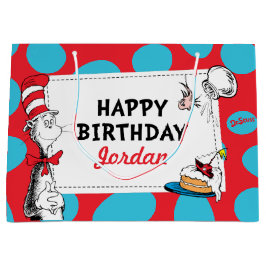 Dr. Seuss Cat am Geburtstag Große Geschenktüte