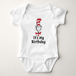 Dr. Seuss Cat im Hut Es ist mein Geburtstag Baby Strampler