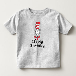 Dr. Seuss Cat im Hut Es ist mein Geburtstag Kleinkind T-shirt