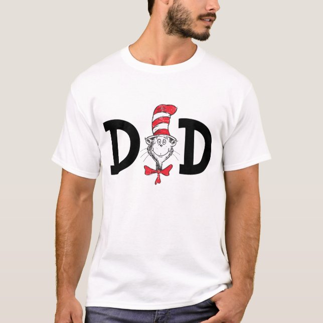 Dr. Seuss Cat im Hut-Vater T-Shirt (Vorderseite)