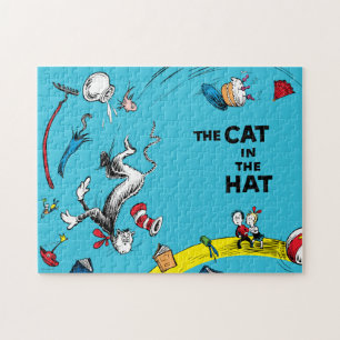 Dr. Seuss Cat in der Hutszene Puzzle