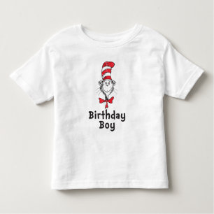 Dr. Seuss Cat in the Hat Birthday Boy Kleinkind T-shirt