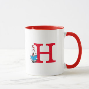 Dr. Seuss Cat in the Hat - Reading Monogram H Tasse