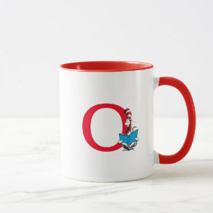 Dr. Seuss Cat in the Hat - Reading Monogram O Tasse