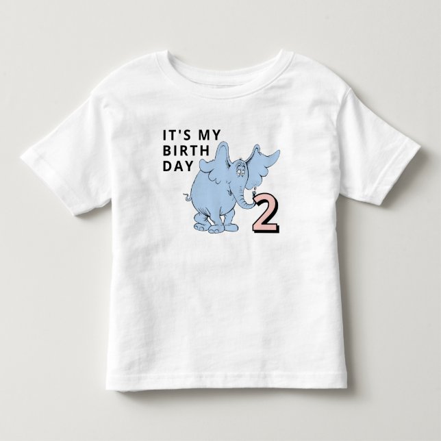 Dr. Seuss Character Confetti | KINDERGEBURTSTAG Kleinkind T-shirt (Vorderseite)
