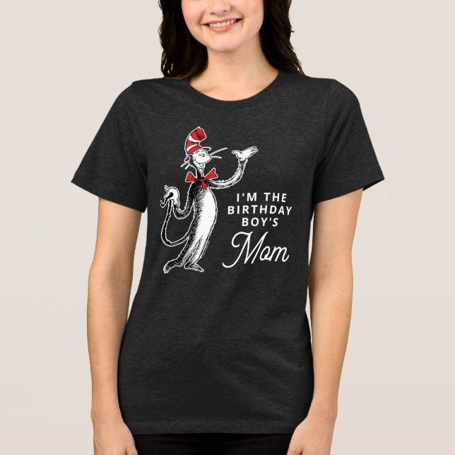 Dr. Seuss Character Confetti | KINDERGEBURTSTAG Tri-Blend Shirt (Vorderseite)