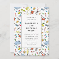 Dr. Seuss Character Muster | KINDERGEBURTSTAG