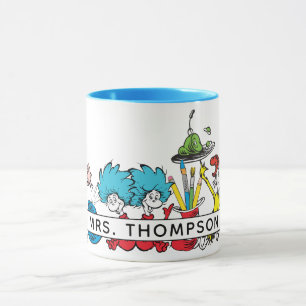 Dr. Seuss Characters & Teacher Name Tasse