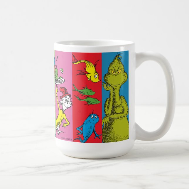 Dr. Seuss | Charakter-Slice Kaffeetasse (Rechts)