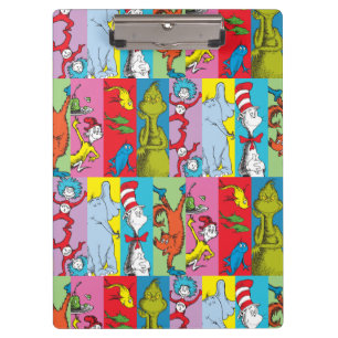 Dr. Seuss Charakter-Slice Klemmbrett