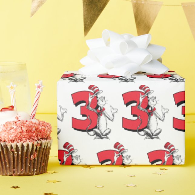 Dr. Seuss - Charaktere | KINDERGEBURTSTAG Geschenkpapier (Geburtstagsparty)