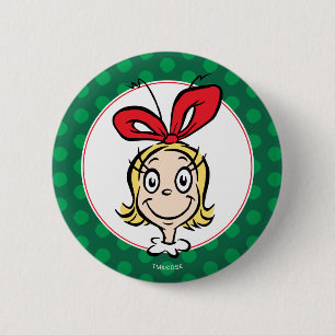 Dr. Seuss   Cindy-Lou der Engel Button