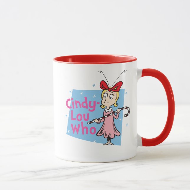 Dr. Seuss| Cindy-Lou Who - Candy Cane Tasse (Rechts)