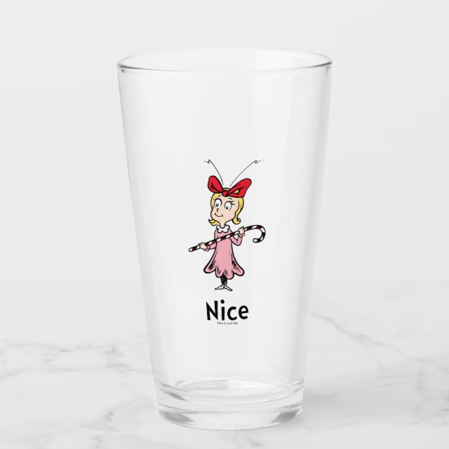 Dr. Seuss | Cindy-Lou Who is Nice Glas (Vorderseite)