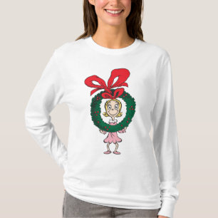 Dr. Seuss   Cindy-Lou Who - Wreath T-Shirt