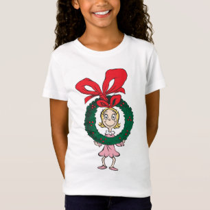 Dr. Seuss   Cindy-Lou Who - Wreath T-Shirt
