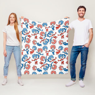 Dr. Seuss   Das eine, das andere, das US-Flag-Must Fleecedecke