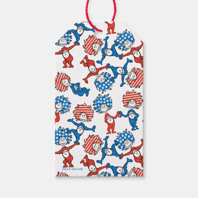 Dr. Seuss | Das eine, das andere, das US-Flag-Must Geschenkanhänger (Vorderseite)