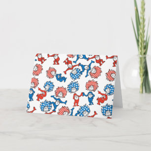 Dr. Seuss   Das eine, das andere, das US-Flag-Must Karte