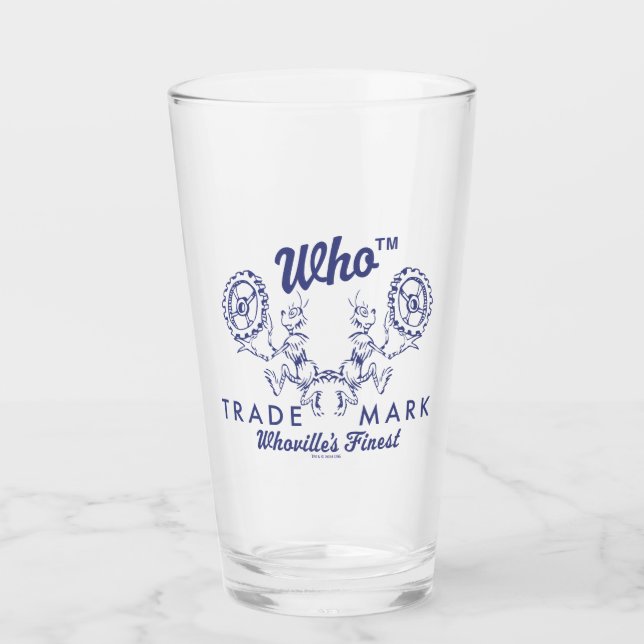 Dr. Seuss | Das schönste Logo von Who-ville Glas (Vorderseite)