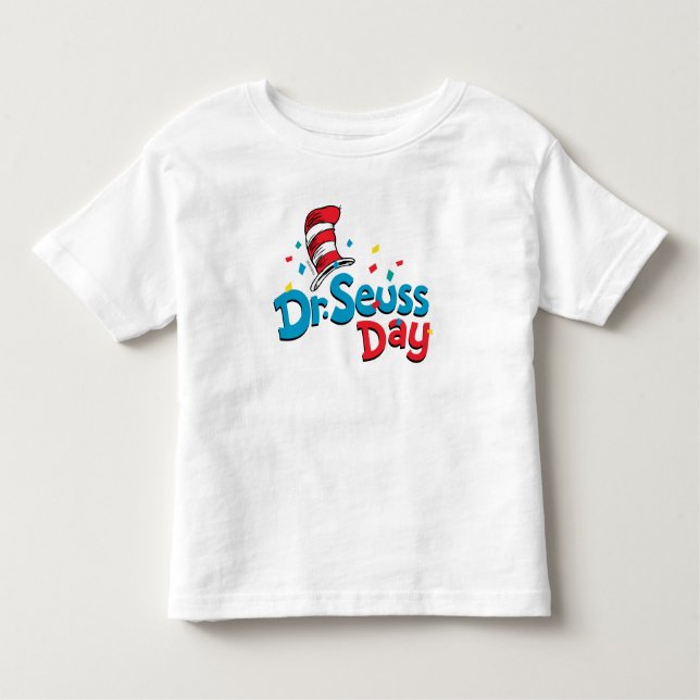 Dr. Seuss Day| Confetti Kleinkind T-shirt (Vorderseite)