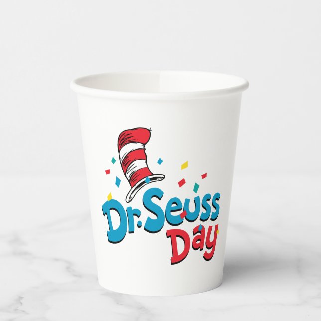 Dr. Seuss Day | Confetti Pappbecher (Links)