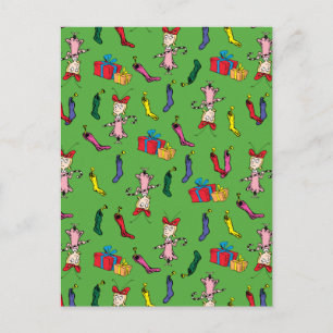 Dr. Seuss Der Grinch Cindy-Lou Who Muster Postkarte