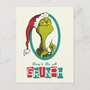 Dr. Seuss   Der Grinch Feiertagspostkarte